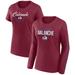 Women's Fanatics Branded Burgundy Colorado Avalanche Long and Short Sleeve Two-Pack T-Shirt Set