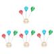 ibasenice 4pcs Box Confession Balloon Home Valentines Day Tabletop Decoration Ballons Decoration Balloon Table Centerpiece Decoration Car Dashboard Ornament Home Decor Display Resin Window