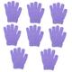 POPETPOP 80 Pcs Five Finger Bath Gloves Self Tanning Mitt Exfoliating Shower Gloves Shower Massage Gloves Scrubstar for Women Bath Mitten Scrub Skin Purple Body Towel Miss Nylon