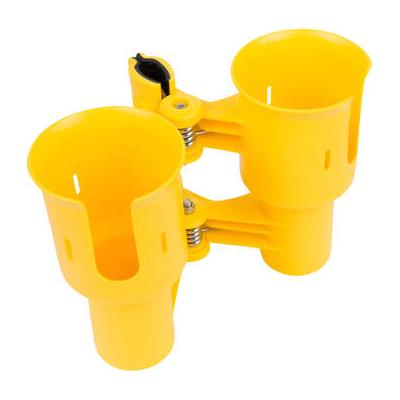 RoboCup Clamp-On Dual-Cup & Drink Holder (Yellow) 07-122-Y