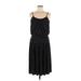 BCBGMAXAZRIA Casual Dress - Midi Scoop Neck Sleeveless: Black Dresses - Women's Size Medium