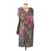 Badgley Mischka Casual Dress - Shift: Pink Dresses - Women's Size X-Small