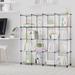 Rebrilliant Melbern Bookcase Plastic | 47.2 H x 47.2 W x 11.8 D in | Wayfair C17C35FC50DD41EBB33C5A7FF7CC4433