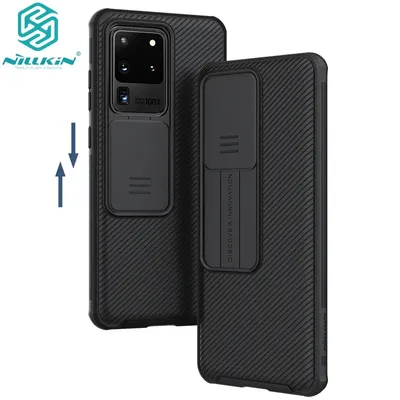 NILLKIN for Samsung Galaxy S21 S20/S21 Ultra/Plus S20 FE A51 A71 Note 20 Ultra Case,Lens Camera Protection Slide Protect Cover