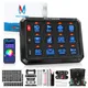 MICTUNING 5.5" RGB 12 Gang Switch Panel App Control Circuit Control Relay System Box Touch Control