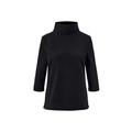 Sweatshirt mit 3/4-Arm, schwarz