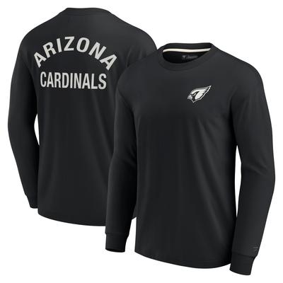 Schwarzes Arizona Cardinals Elements Fanatics-T-Shirt mit superweichen Langarm Image