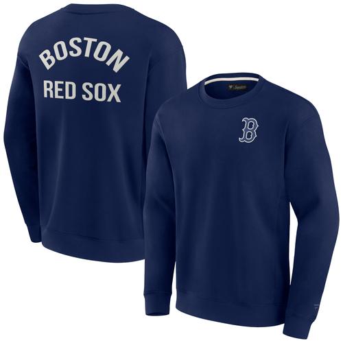 Unisex Fanatics Boston Red Sox Superweiches Pullover-Sweatshirt mit Rundhalsausschnitt, Marineblau