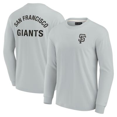 Unisex Fanatics Graues San Francisco Giants Elements Superweiches Langarm-T-Shirt Image