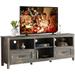 WESOME 70 inch TV Stand with High Capacity Storage Compartment & Removable Drawers Old Pine - M