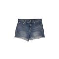 Gap Denim Shorts: Blue Solid Bottoms - Women's Size 29 - Dark Wash