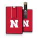 Keyscaper Nebraska Huskers Stripe Credit Card USB Drive