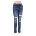 Almost Famous Jeans - Mid/Reg Rise: Blue Bottoms - Women's Size 7