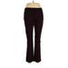 7th Avenue Design Studio New York & Company Dress Pants - Mid/Reg Rise: Burgundy Bottoms - Women's Size 10