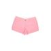 Lilly Pulitzer Khaki Shorts: Pink Solid Bottoms - Women's Size 6 - Stonewash