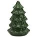 Tabletops Gallery TTU Gallery Stoneware Christmas Tree Cookie Jar Canister White Ceramic in Green | 12 H x 7 W in | Wayfair TTU-B4898-EC