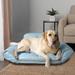 Tucker Murphy Pet™ Pet Sofa for Large Dogs Faux Leather in Blue | 14.6 H x 28.3 W x 23.6 D in | Wayfair 22F2D97E4C534858A593A60C8CEA51E6