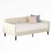 Ebern Designs Zatavia Upholstered Daybed Upholstered in Brown | 33 H x 78.7 W x 23.4 D in | Wayfair 7D76935877574526B01A4109FF4A57CE