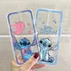 Disney Stitch Baby Love Coque de téléphone transparente pour Samsung A53 A52 A54 A13 A12 A32
