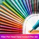 Ensemble de stylos gel multi-documents pointe micron sel doux couleurs Morandi rétro marqueur