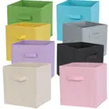 Boîtes de rangement non tissées cubes de rangement pliables en tissu et tiroirs de rangement en