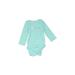 Koala Baby Long Sleeve Onesie: Green Bottoms - Size Newborn