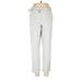 Athleta Track Pants - High Rise Straight Leg Boyfriend: Gray Activewear - Women's Size 10