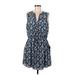 Gap Casual Dress - DropWaist: Blue Floral Dresses - Women's Size Medium