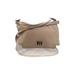 Calvin Klein Leather Satchel: Pebbled Tan Solid Bags