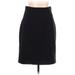 H&M Casual Skirt: Black Solid Bottoms - Women's Size 10