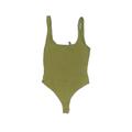 ASOS Bodysuit: Green Print Tops - Women's Size 2