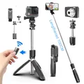 4 In1 Wireless Bluetooth Selfie Stick treppiede supporto per telefono monopiedi pieghevoli