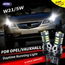 2 pz W21/5W LED Blubs luce di marcia diurna per Opel/Vauxhall ADAM KARL MERIVA MOKKA ZAFIRA VIVARO