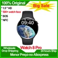 Guarda 8 Pro Smart Watch Men NFC BT Call Round Screen smart Watch per donna W28 PRO Redondo Smart