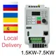 Für Europa 220v 380v 1 5 kw/2.2/4kw 1 phase eingang und 3 phase ausgang frequenz konverter/ac motor