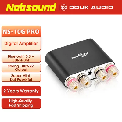 Nobsound NS-10G PRO Hi-Fi Digital Verstärker Mini Stereo DSP Bluetooth 5,0 Empfänger Home Audio Desktop Power Verstärker 100 W * 2