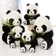 9-16cm 1Pc HEIßER Große Größe Panda Puppe Plüsch Spielzeug Baby Bär Kissen Panda Tuch Puppe Kinder