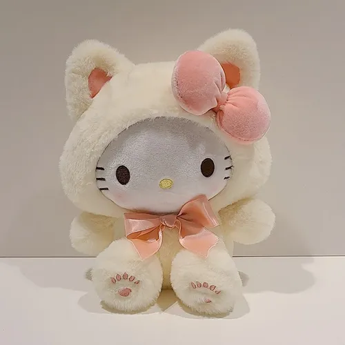 20cm Hallo Kitty Plüsch Puppe Kissen Kawaii Sanrio Hello kitty Cartoon weiche Stofftiere Geburtstags