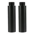 2Pcs Microphone Stand Extension Tube Aluminum Alloy Microphone Extension Pipe