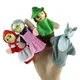 4-10PCS/Set Storytelling Doll Fairy Tale Little Red Riding Hood Finger Puppets Kids Children Baby