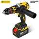 Brushless Electric Drill Cordless Screwdriver 13MM Chuck Impact Drill Wireless With Li-ion Battery