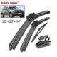 Erick's Wiper Front & Rear Wiper Blades Set Kit For Dacia Renault Duster 1 2013 - 2016 Windshield