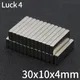 2/5/10/20/50/100Pcs Block Magnet 30x10x4 Neodymium Magnet N35 30mm x 10mm x 4mm Permanent NdFeB