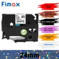 Fimax 1 Pack Compatible For Brother TZe651 TZe-251 TZE-451 P-touch Label maker TZe-651 Black on