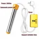 3000W Electric Heater Boiler Water Heating Element Portable Immersion Suspension Bathroom Swimming