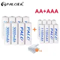 PALO 1.2V 3000mAh AA Rechargeable Battery+ 1.2V 1100mAh AAA Battery NI-MH NIMH AA AAA Batteries for