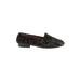 Sam Edelman Flats: Slip-on Chunky Heel Vacation Gold Shoes - Women's Size 7 1/2 - Almond Toe