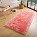 Lochas Soft Fluffy Rugs Faux Sheepskin Area Rug for Bedroom Living Room Home Decor Bedside Carpet 2 x4 Coral Red