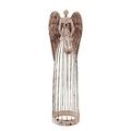 Antique Metal Angel Garden Statue - Weather Resistant Indoor Outdoor Sculptures Yard Lawn Patio Art Decor Angel For Mother 32 H