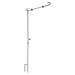 Flag Garden Stand Holder Pole Yard Outdoor Hanger Hook Banner Stake Metal Bracket Decoration Iron Decorative Feeder